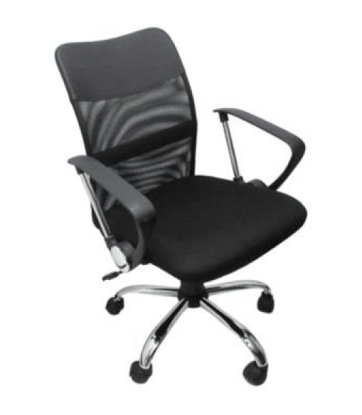 Silla Ejecutiva NEXTEP NE-650E Altura Ajustable y Reclinable Giratoria y Cromada - Color Negro. Silla Ejecutiva NEXTEP NE-650E Altura Ajustable y Reclinable Giratoria y Cromada - Color Negro.